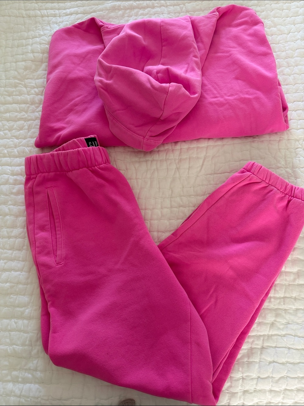 Gap Pink Fleece Jogger Set
